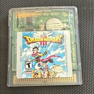 Vintage Nintendo Game Boy Color Dragon Warrior III Authentic